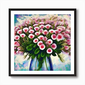 Alstroemeria Flowers 33 Art Print