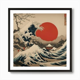 Japanese Modern Art Art Print