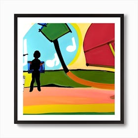 Children Playing Music Poster