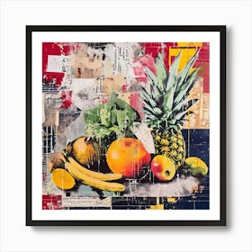 Fruit And Vegetables Art Print