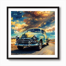 Chevrolet Classic Car Art Print