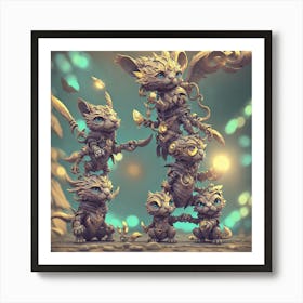 Faeries Art Print