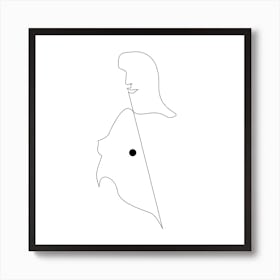 Dot Square Art Print