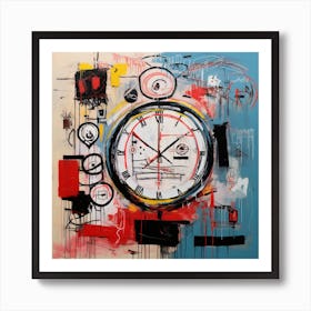 Clock 1 Art Print