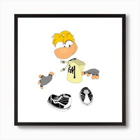 Rayman x Stussy x Vans Art Print