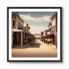 Old West Town 21 Art Print