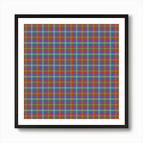 Plaid Pattern 52 Art Print