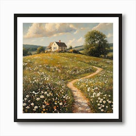 Daisy Field Art Print