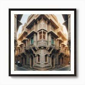 Rajasthan City2 Art Print