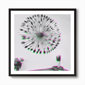 Dandelion Wall Art Metal Wall Art Uk Art Print