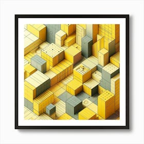 Abstract City 3 Art Print