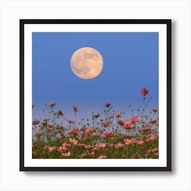 Full Moon Over Cosmos Affiche