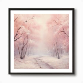 Sakura Trees 1 Art Print