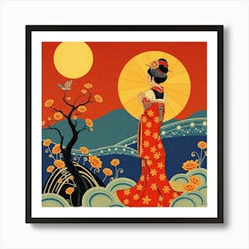 Geisha 19 Art Print