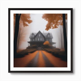 Haunted House 1 Art Print