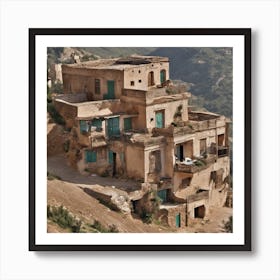 Village In Morocco Art Print