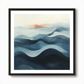 Ocean Waves Art Print