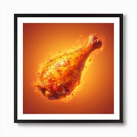 Chicken Food Restaurant14 Art Print