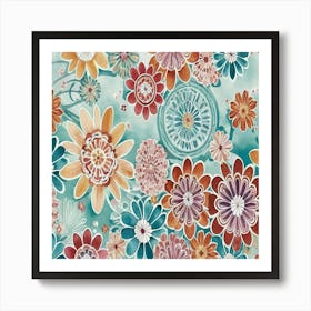 Floral Bouquet 1 Art Print