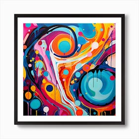 Juangisme Mindless Journey Abstract Art #1 Art Print