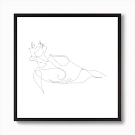 Repose Square Art Print