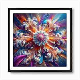 "Bloom" Fractal Landscape Collection [Risky Sigma] Art Print