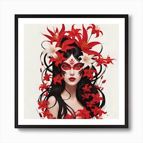 Lily Girl Art Print