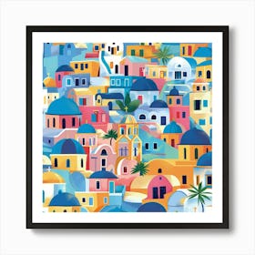 Santorini 23 Art Print