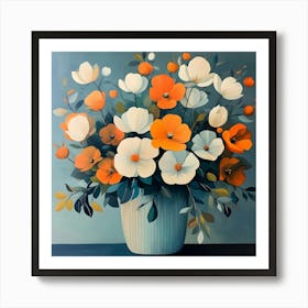 Winter Flowers 13 Art Print