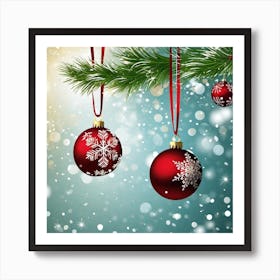 Christmas Ornaments 20 Art Print