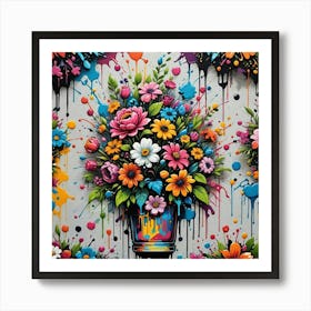 Flowers In A Vase Art Print