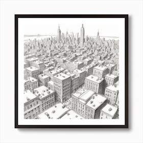 New York City 9 Art Print