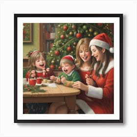 Family Christmas Art Print