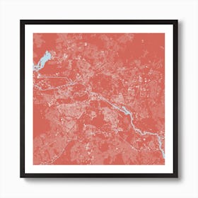 Berlin in Pink Art Print