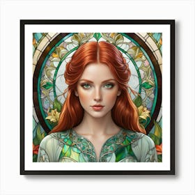 Stained Glass Art Print