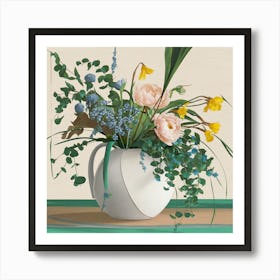 Flowers In A Vase 26 Art Print