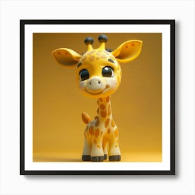 Cute Giraffe 18 Art Print