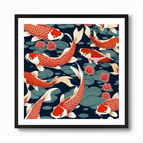 Koi Fish 11 Art Print