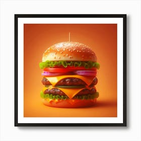 Burger2 1 Art Print