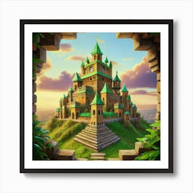 The castle in seicle 15 2 Art Print