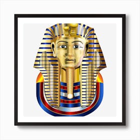 Pharaoh King Tut King Tutankhamun Egypt Art Print