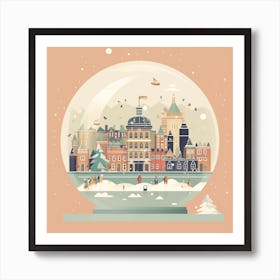 Edinburgh Scotland 3 Snowglobe Art Print