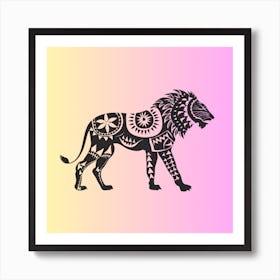 Lion Art 3 Art Print