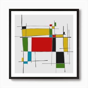 Remembering Mondrian Art Print