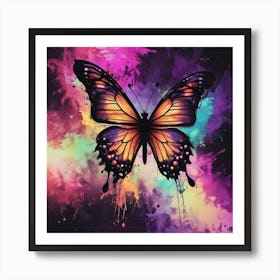 Butterfly Painting 275 Art Print