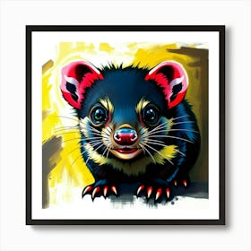 Cute Tasmanian Devil Art Print