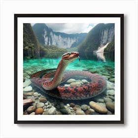 Snake 3 Art Print