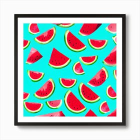 Watermelon Pattern 3 Art Print