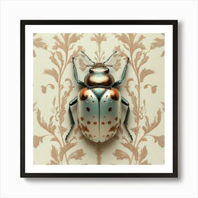 Jewerly beetle vintage poster Art Print