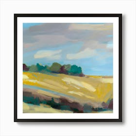 Yellow Field 1 Art Print